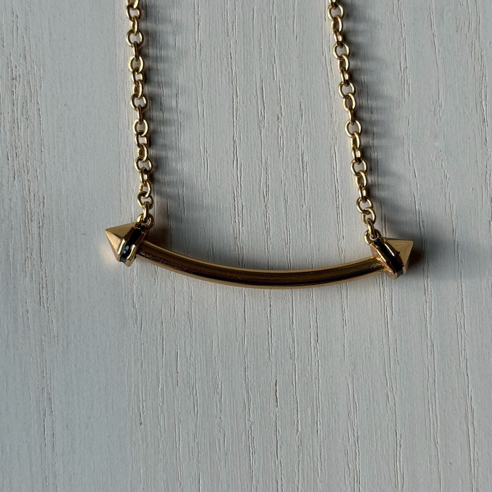 House of Harlow 1960 Gold Bar Necklace